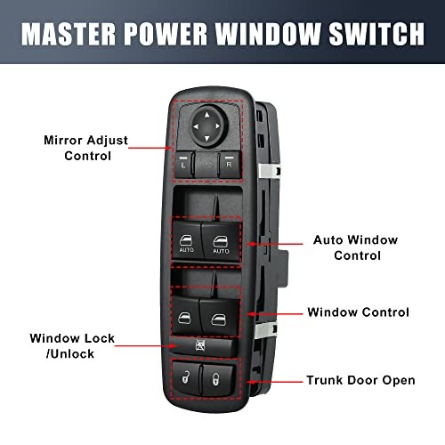 Front Left Driver Side Master Control Electric Power Window Switch for gallery