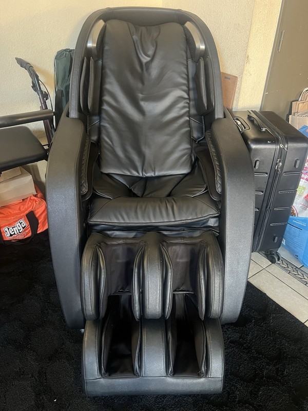 Medical Breakthrough 9 Plus 4D Massage Chair Black Faux Leather Remote gallery