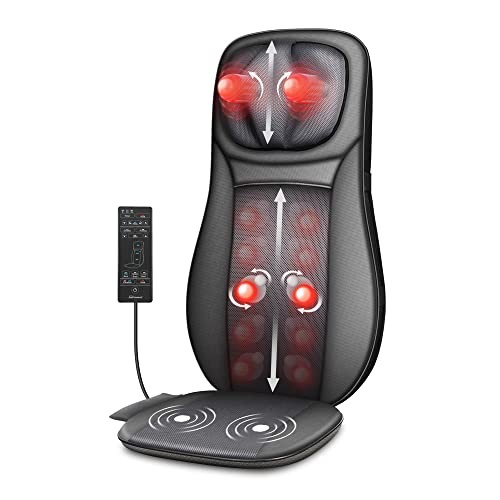 shiatsu Neck & Back Massager with Heat, Full Back Kneading back massager SL233 gallery
