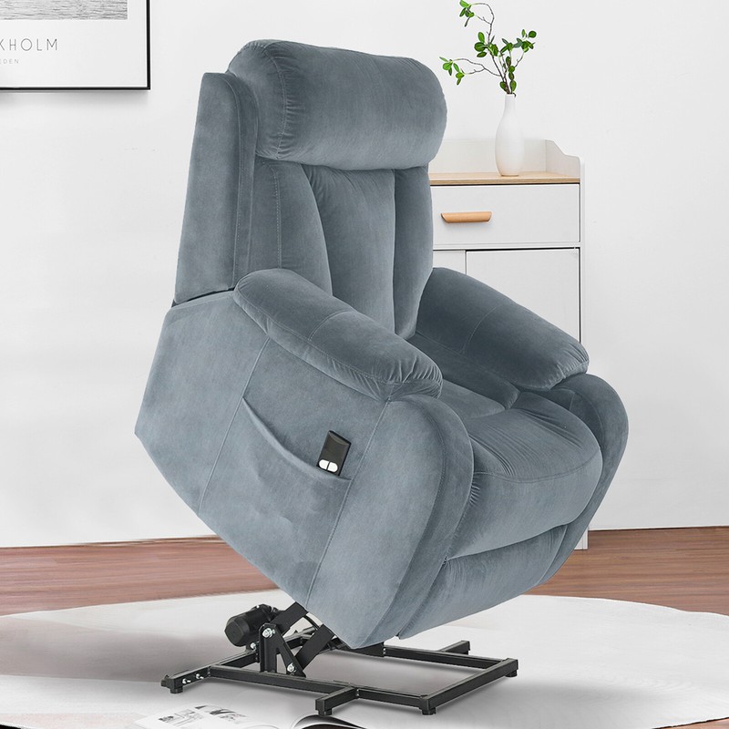 Electric Power Lift Recliner Chair Sofa for Elderly Livingroom w/ Remote Control gallery