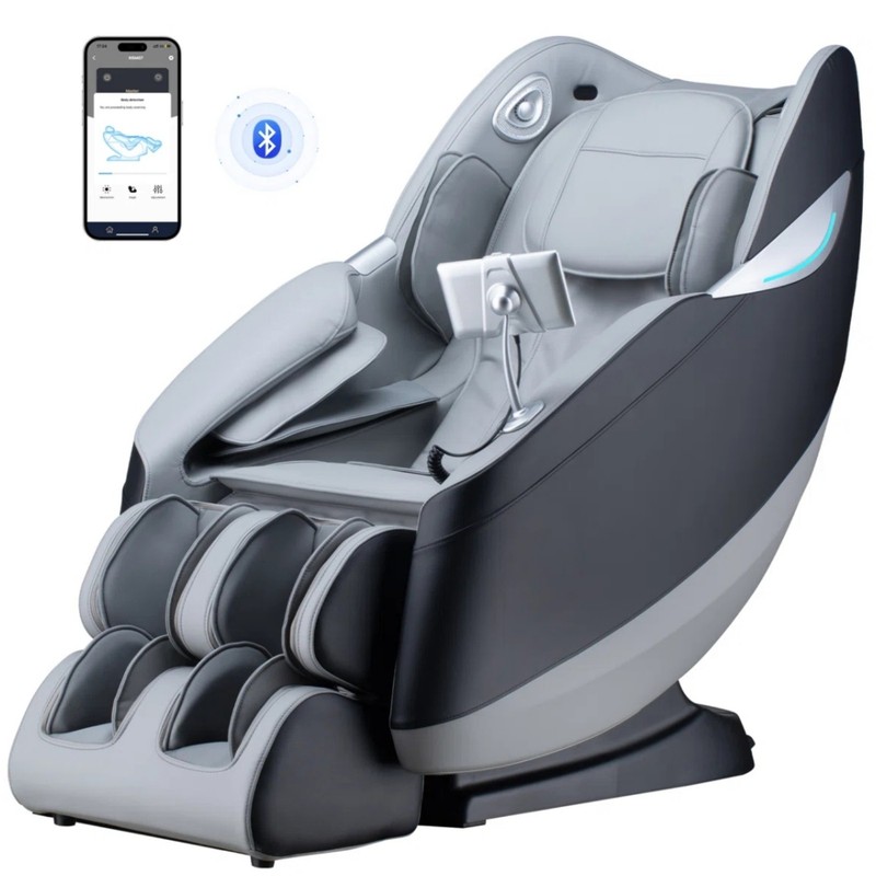 Full Body 4D Zero Gravity Massage Chair Recliner SL Track,AI Voice,Heat,Air Bags