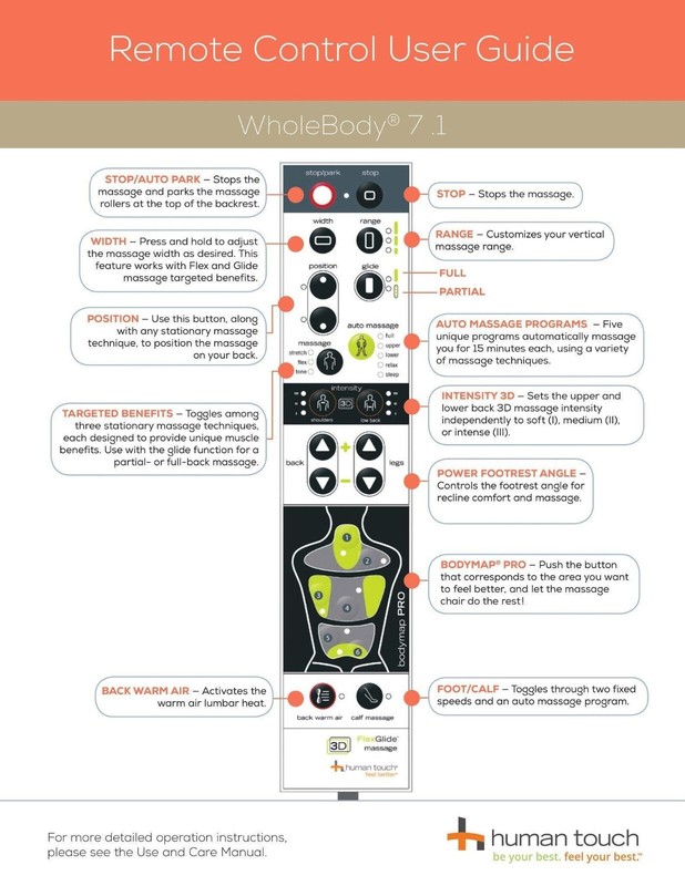 Human Touch Whole Body 7.1 Massage Chair gallery
