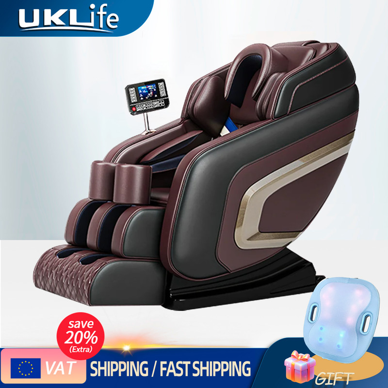 Zero Gravity 8D Points Shiatsu Massage Chair Full Body Heated Airbag Recliner