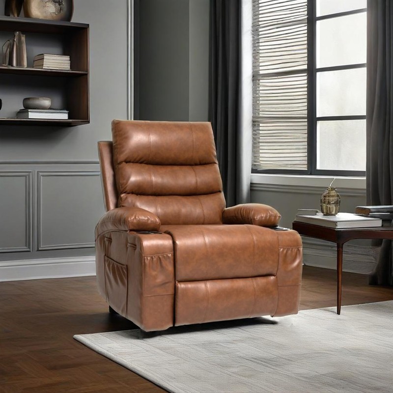Electric Power Lift Recliner Chair Sofa for Elderly Vibration Massage Heat gallery
