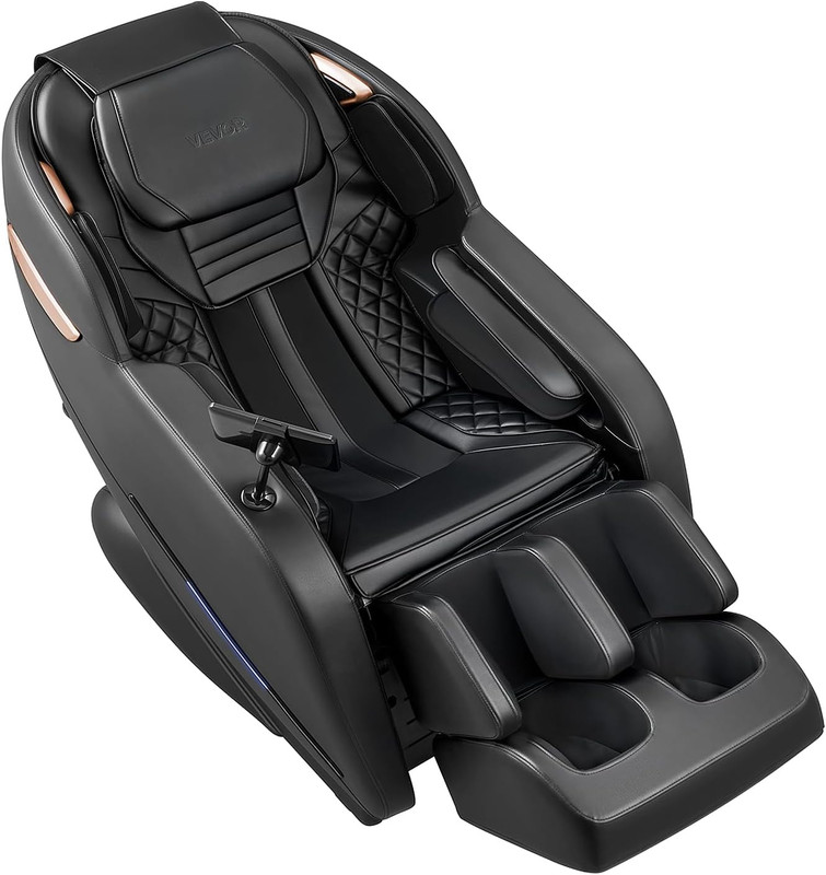 3D Zero-Gravity Full Body Massage Chair with Heat & Bluetooth for Home/Office gallery