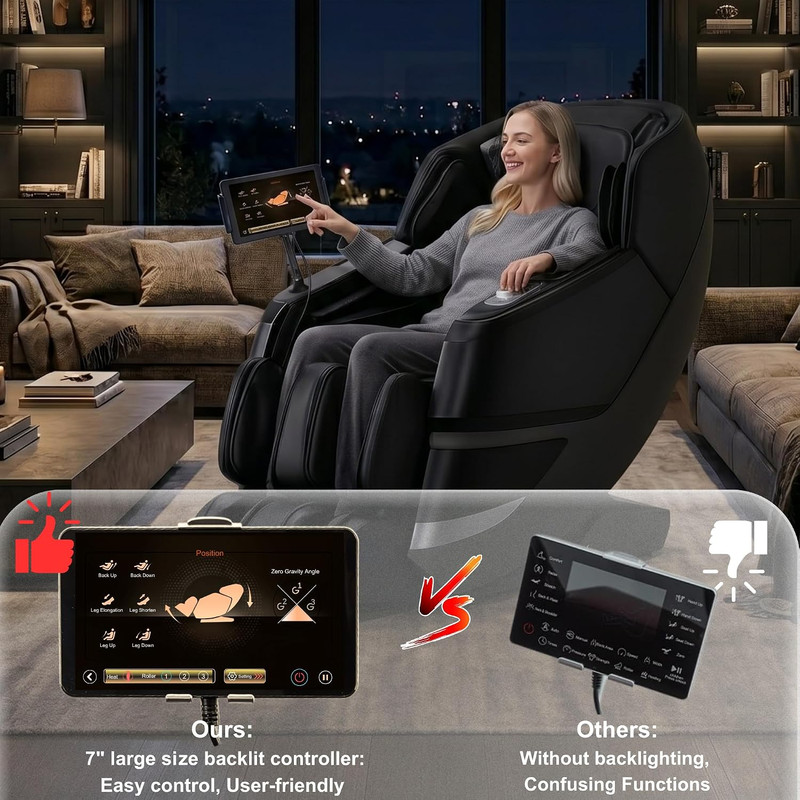 MT339 4D Full Body Massage Chair - Zero Gravity, AI Control, Heat & Stretch gallery