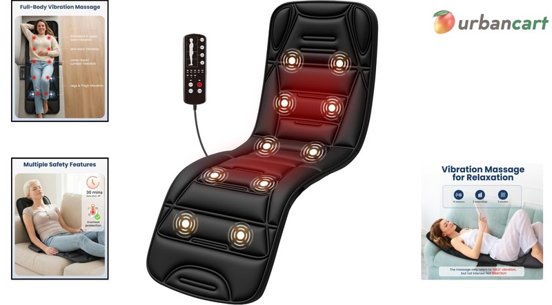 Full Body Massage Mat with Heating & Vibrations – Relaxation Anywhere gallery