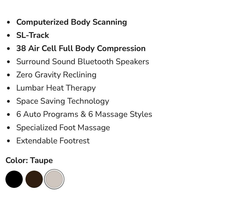 Brand new (Osaki Massage Chair ) in Taupe color . Still In Box,unwanted Present