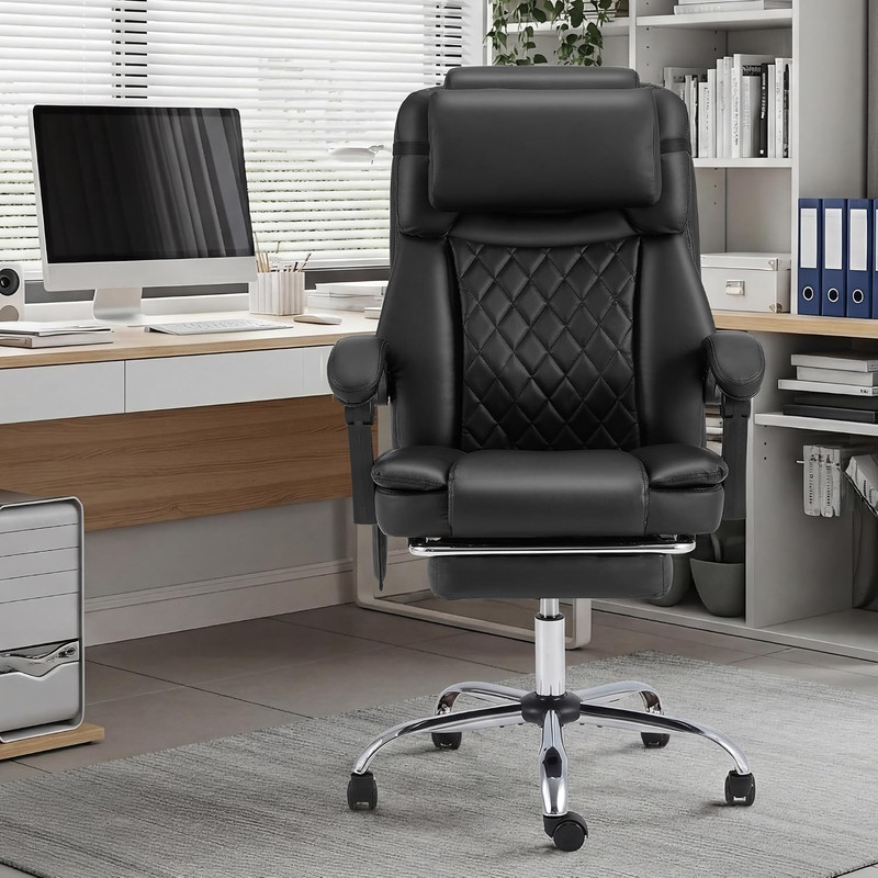 HOMREST 3D Kneading Massage Office Chair with 16 Kneading Nodes & Lumbar Support gallery