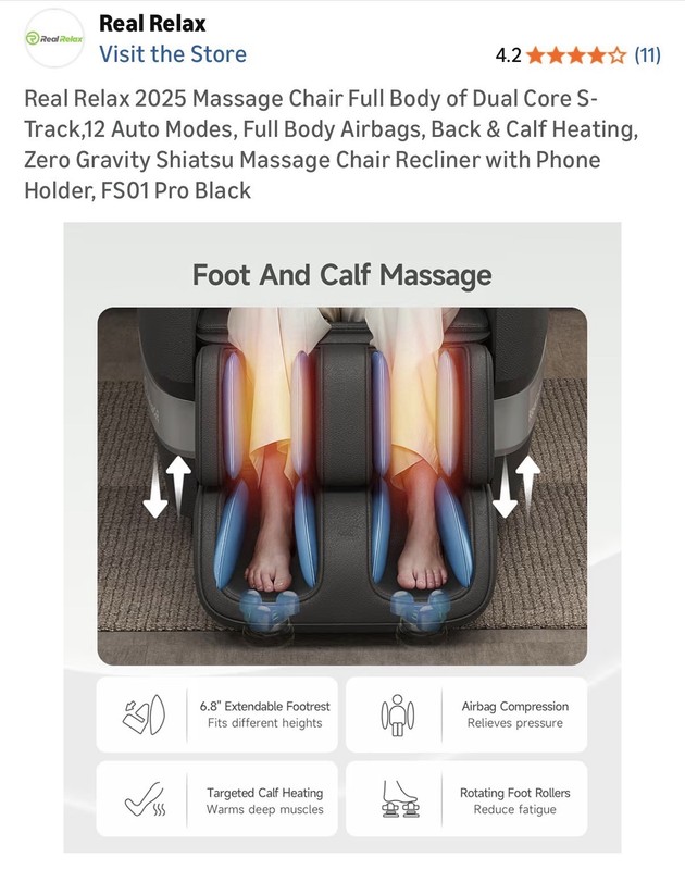 Zero Gravity Cheap Full Body Massage Chair Speaker 5 Auto Free Pillow Pick Up gallery