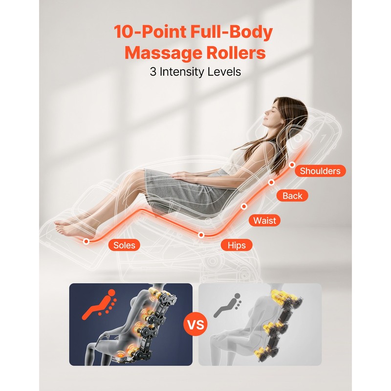 Uimoso Zero Gravity Full Body Massage Chair with 10-Point Roller System gallery