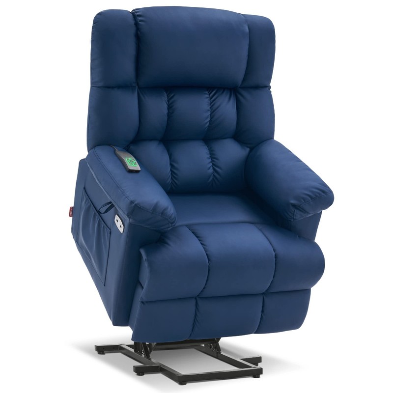 Power Lift Recliner Chair with Massage & Heat, Adjustable Headrest, USB Ports, F gallery