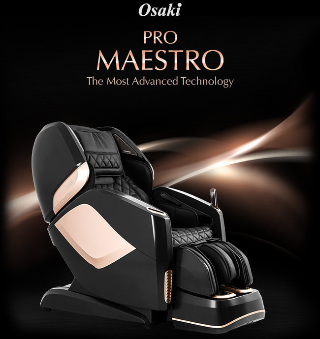 Open Box Osaki OS-PRO Maestro Massage Chair Recliner with Heat - Brown gallery