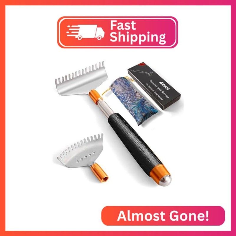 Back Scratcher Detachable Claws, Azymi Backscratchers for Adults Extendable Long