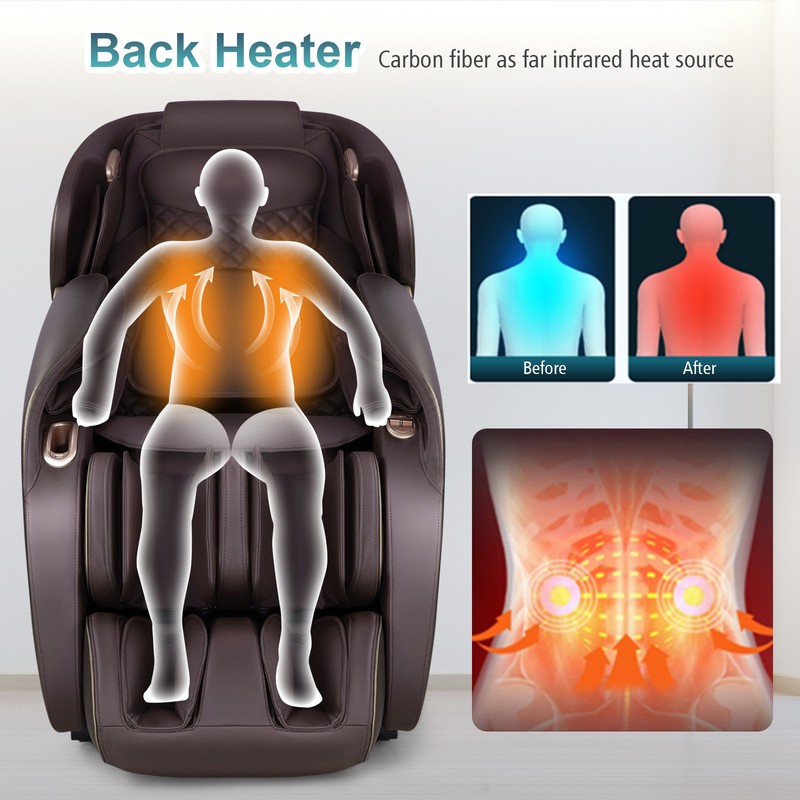Giantex Full Body Zero Gravity Massage Chair Recliner w/ SL Track Heat gallery