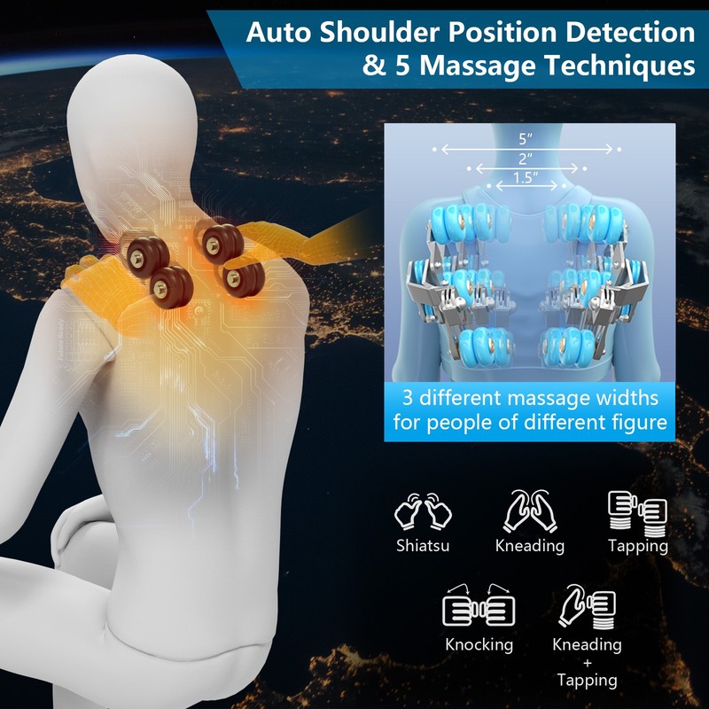 Costway Full Body Zero Gravity SL Track Massage Chair w/ Negative Ion Generator gallery