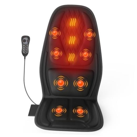 Back Massager for Chair,Massage Chair Pad Helps Relax Muscle and Pure Black