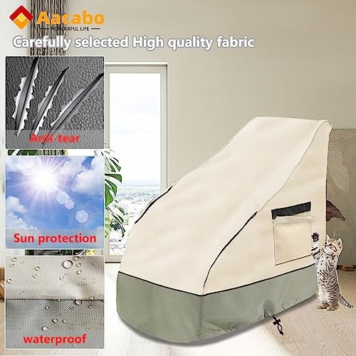 Massage Chair Cover 600D Oxford Cloth Full Body Shiatsu 59"x39"x55" Inch gallery