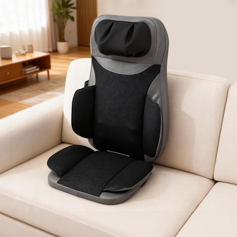 5 Modes Adjustable Intensity Portable Electric Massage Cushion with Heat Remote
