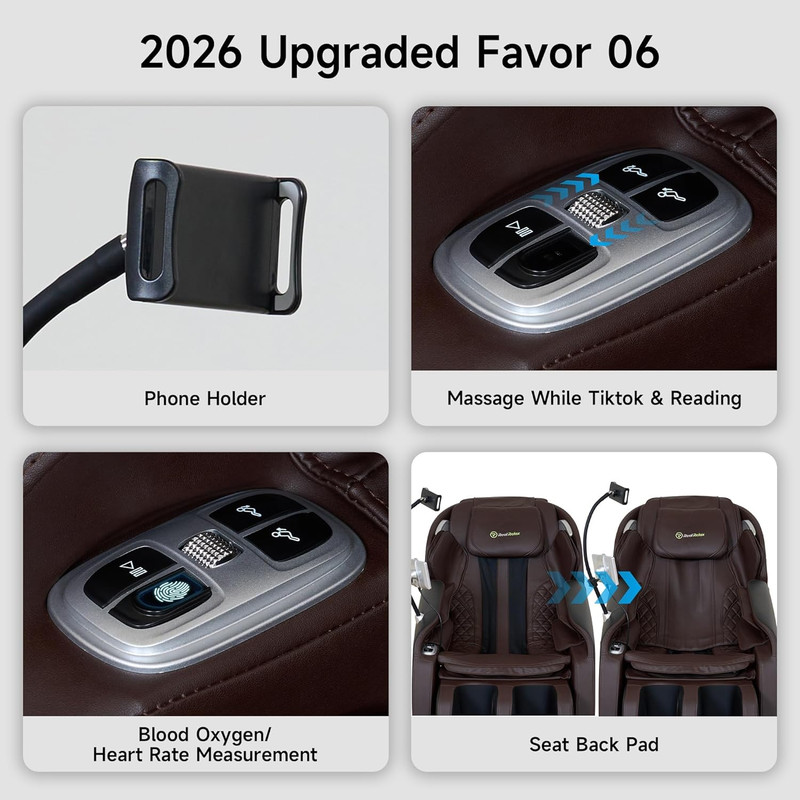 Massage Chair Full Body with Unique Phone Controller,Heart and Blood Measurement gallery