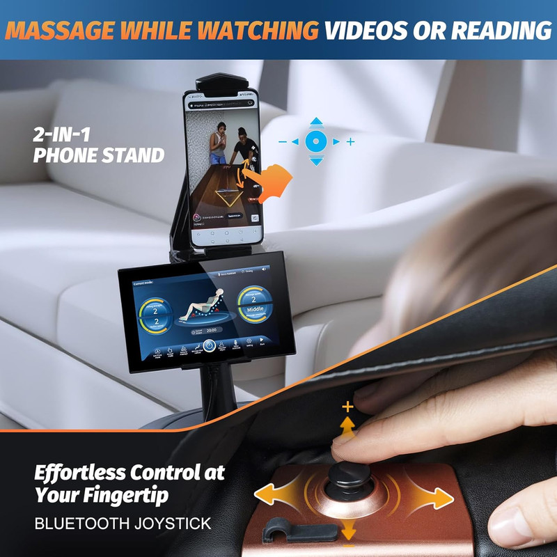 Massage Chair Full Body, 2026 Zero Gravity Sl-Track Shiatsu Massage Chairs Recli gallery