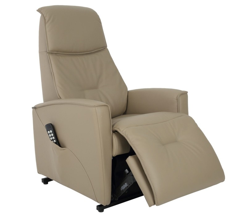 Small Fjords Austin 3 Motor Infinite Position Power Lift Chair Recliner in Stone gallery