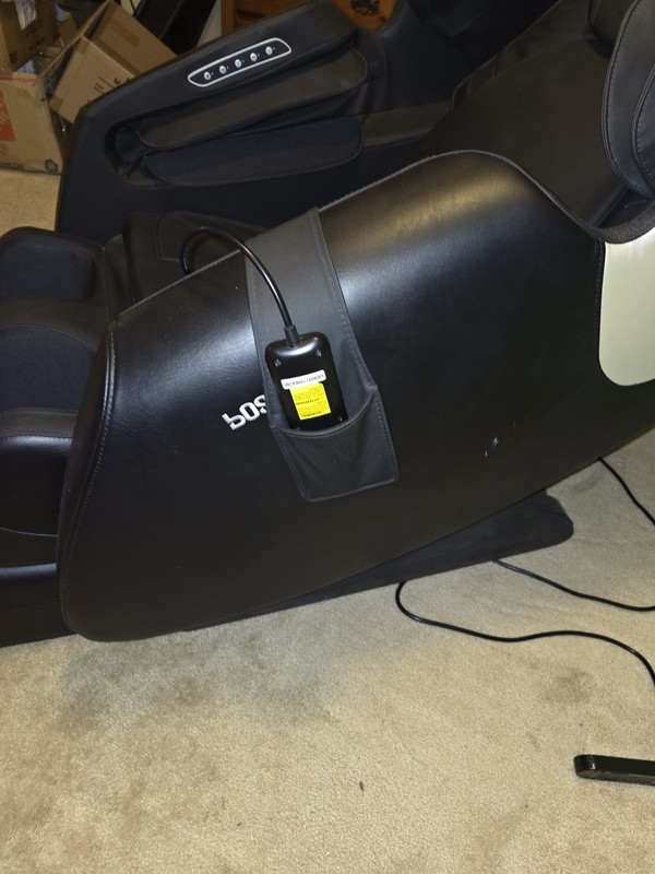 BOSSCARE Electric Massage Chair, Black, Wired Remote, Foot/Leg Massager gallery