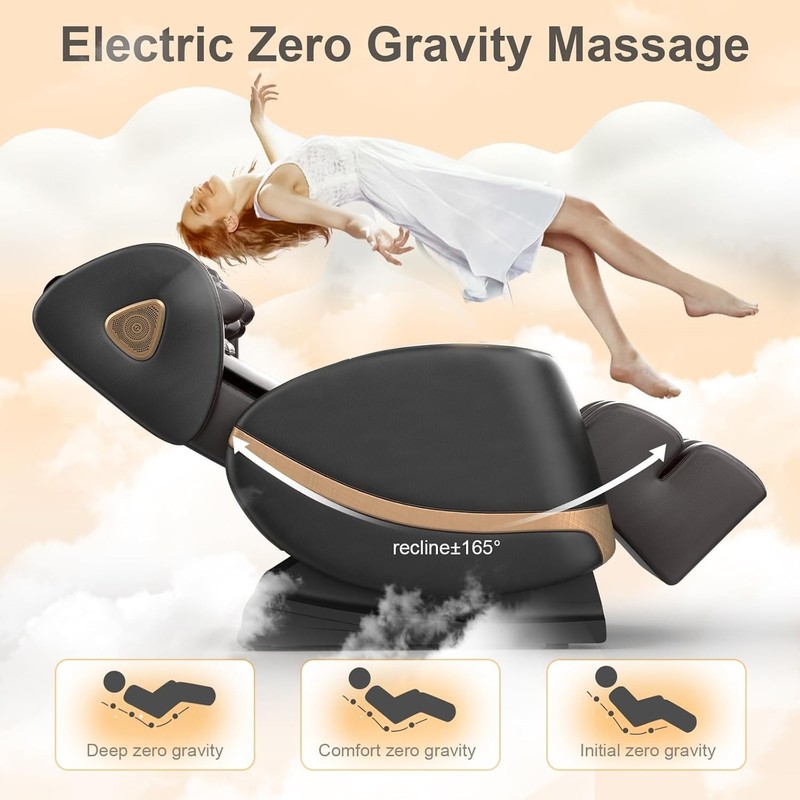2026 Full Body Massage Chair - Zero Gravity, Airbags, and Bluetooth Speaker gallery