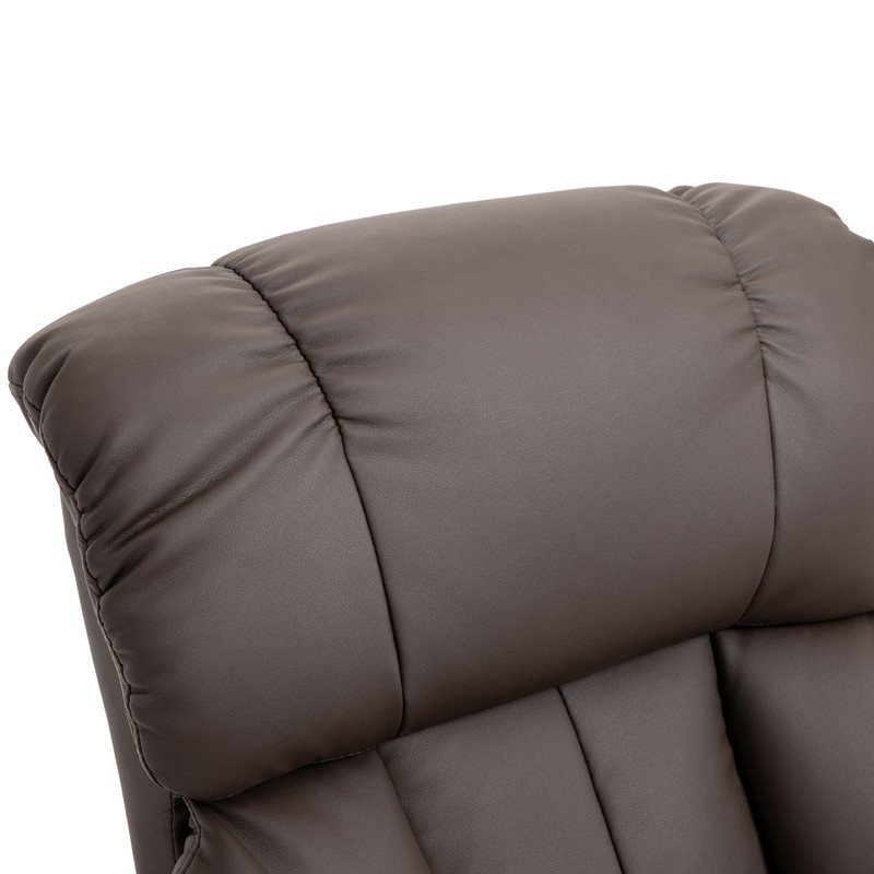 Massage Recliner Chair with Ottoman, 360° Swivel, 10-Point Vibration, Remote gallery