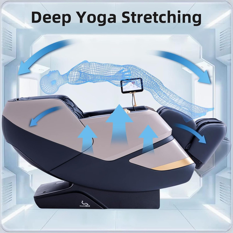 2026 4D Massage Chair, Full Body Recliner with OTA Cloud Tech, Deep Yoga Stretch gallery