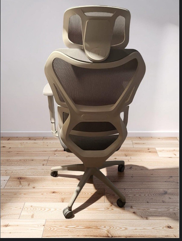Sharper Image S-850 Mesh Massage Office Chair With Back Massager With Heat White gallery