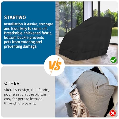 Dustproof Thickened Massage Chair Cover Waterproof Zero Gravity Armchair XL gallery