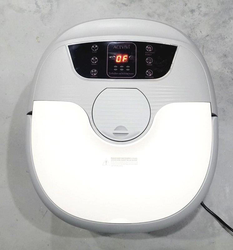 Heated Foot Spa Massager – Bubbles, Adjustable Temperature, Pedicure Soothing gallery