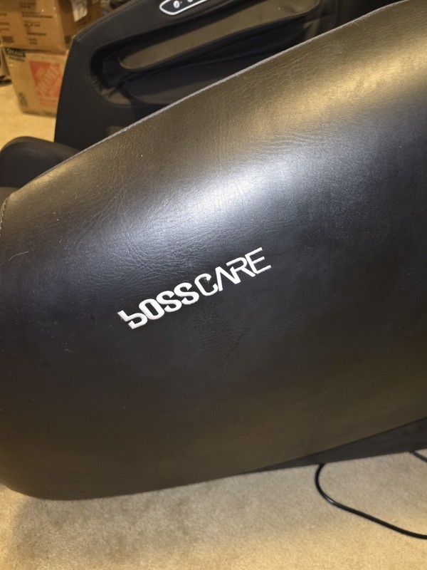 BOSSCARE Electric Massage Chair, Black, Wired Remote, Foot/Leg Massager gallery
