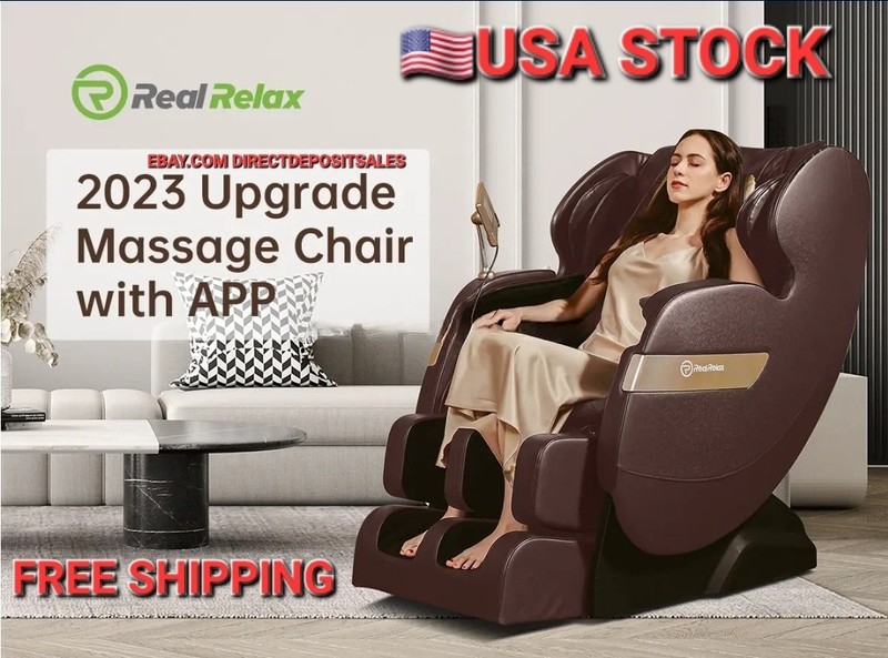 Luxury Full Body Zero Gravity Massage SL Chair Heating Head Foot 🇺🇸 USA STOCK