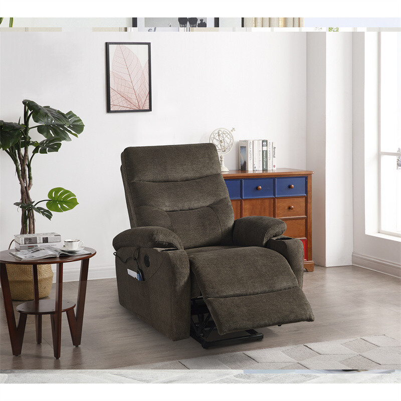 Liyasi Electric Power Lift Recliner Chair Sofa with Massage and Heat for Elderly gallery