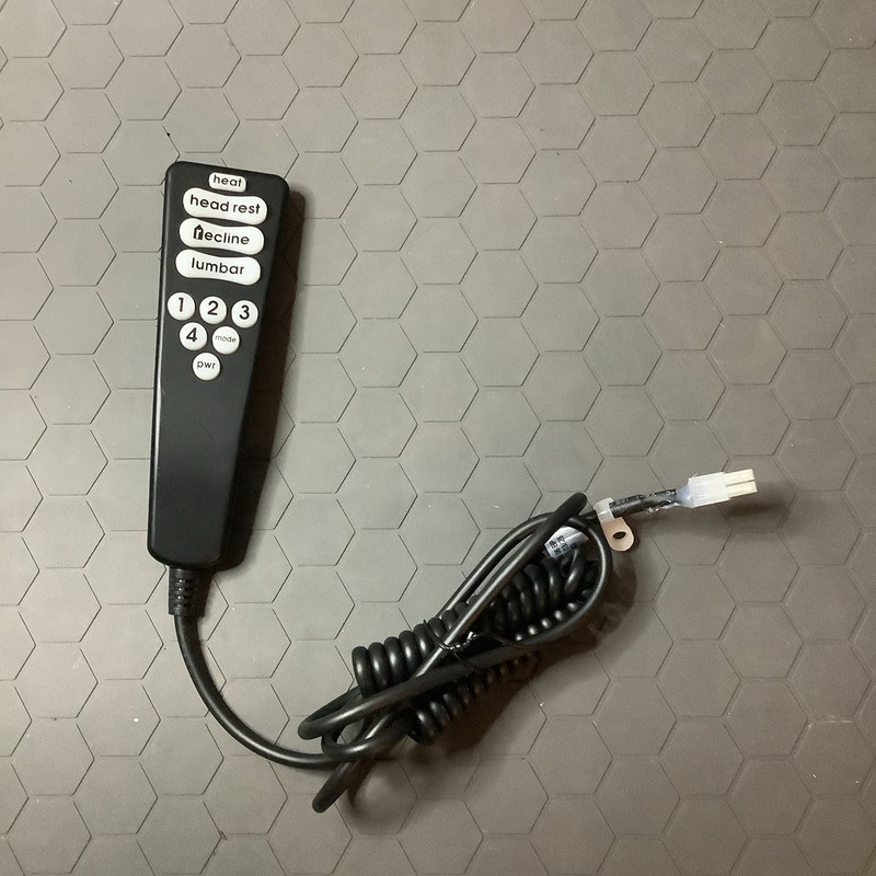 Ashley Furniture Catnapper Power Headrest & Lumbar Heat/ Message Remote 4HR3B06