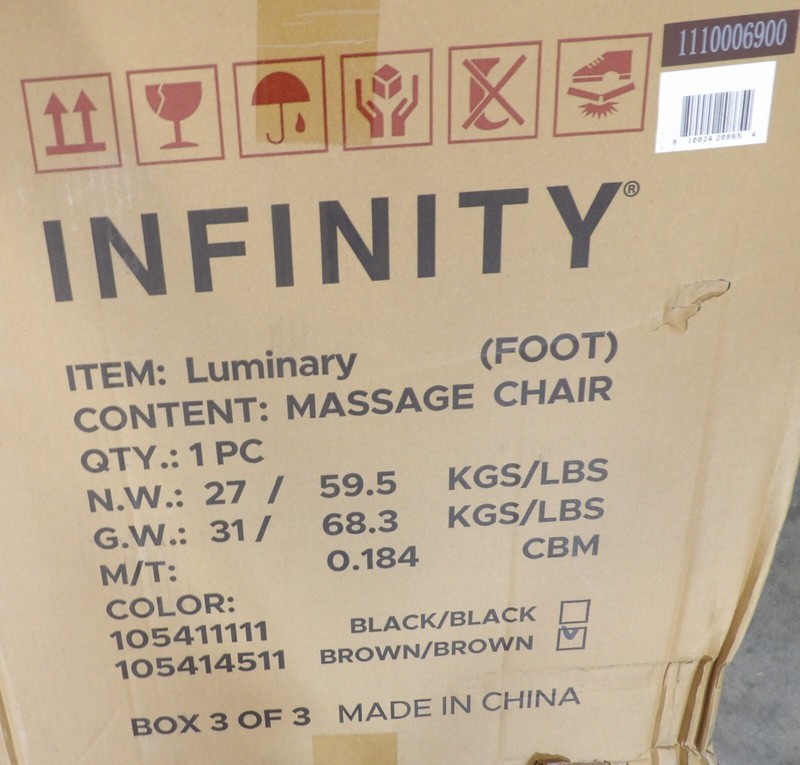 Infinity IT-8500 Foot and Calf Massager Replacement Unit Part 105414511 gallery