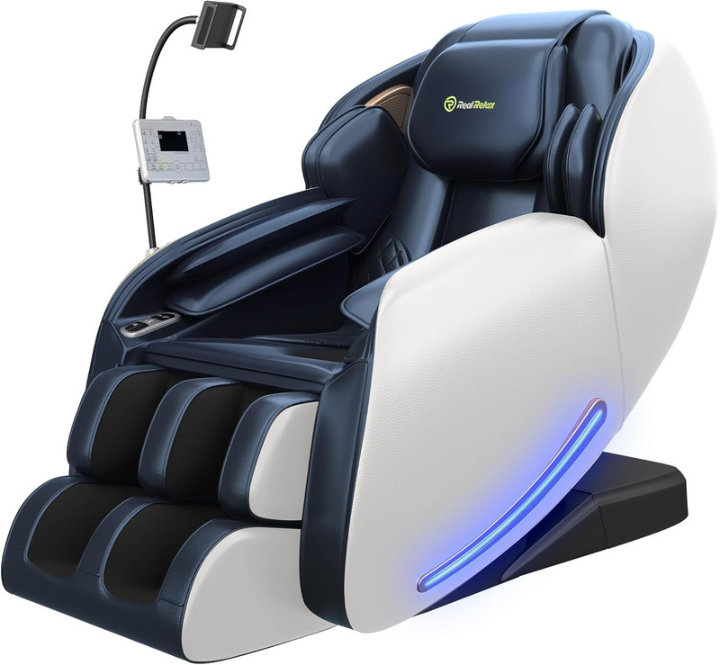 Massage Chair Full Body with Unique Phone Controller,Heart and Blood Measurement