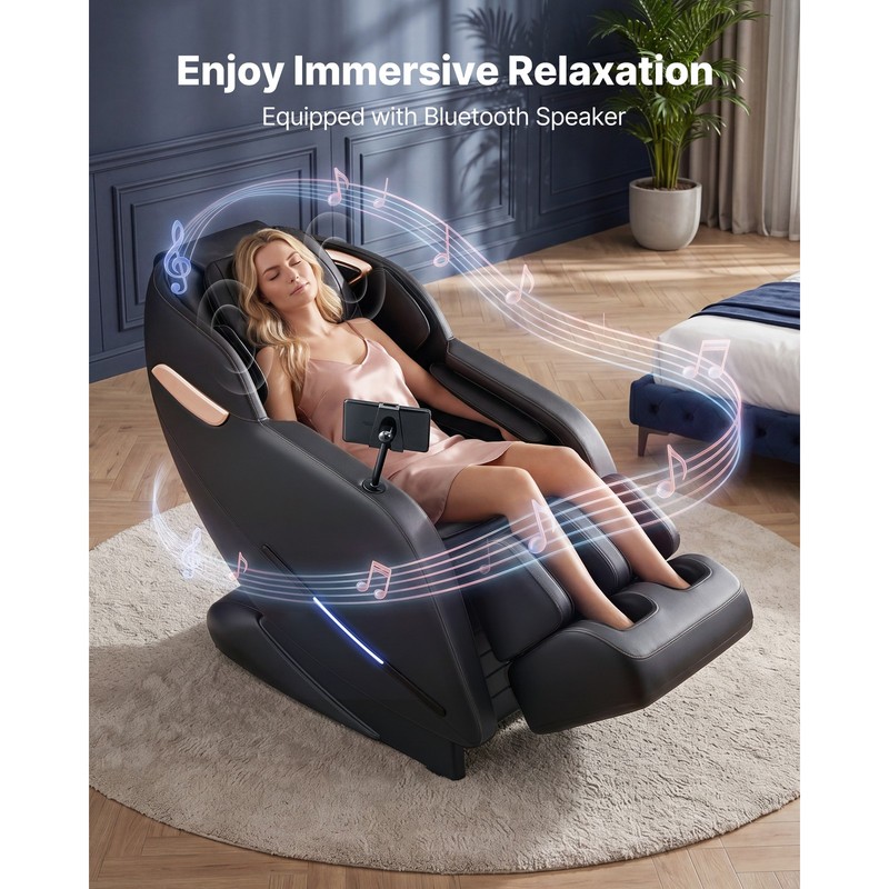 Uimoso 3D Zero-Gravity Full Body Massage Chair with Adjustable Footrest gallery