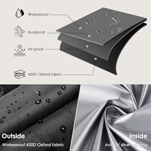 Massage Chair Cover, Waterproof Full Body Massage Chairs 63"D x 40"W x 55"H gallery