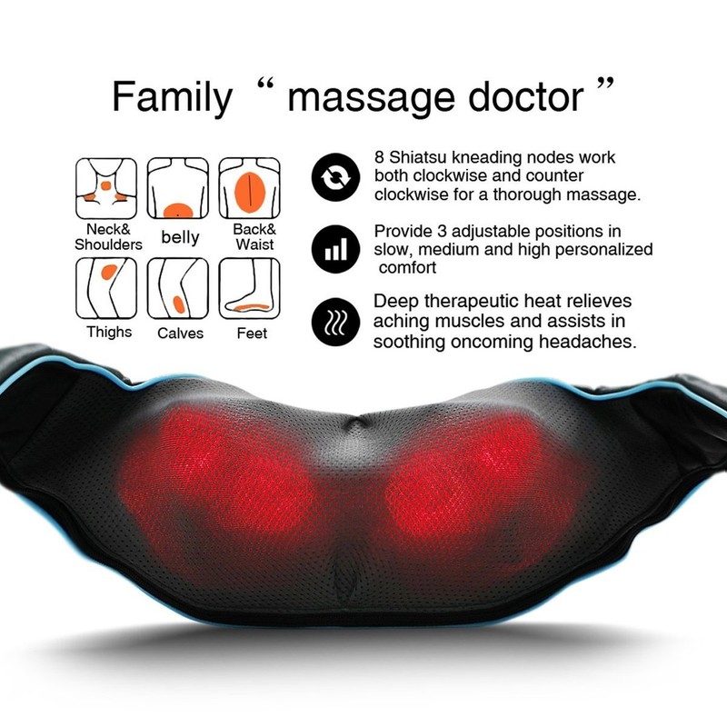 Mo Cuishle Fathers Day Dad Gifts, Shiatsu Back Shoulder and Neck Massager wit... gallery