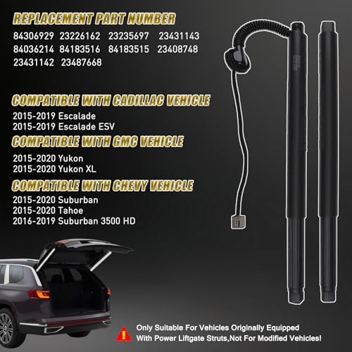 Rear Tailgate Power Lift Support Shock Strut Compatible with Chevy GMC gallery