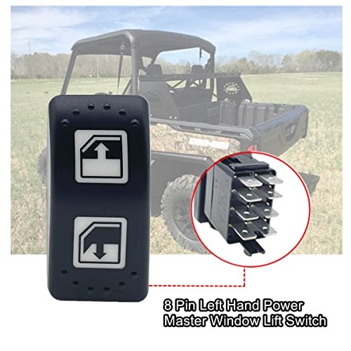Doors Window Switch for Can Am Defender 705800048,Left Hand Driver Side Fits gallery