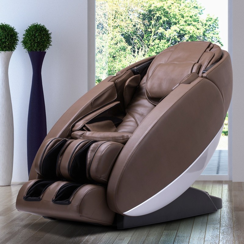 Espresso Human Touch Novo XT Premium Zero Gravity 3D Massage Chair Recliner Heat gallery