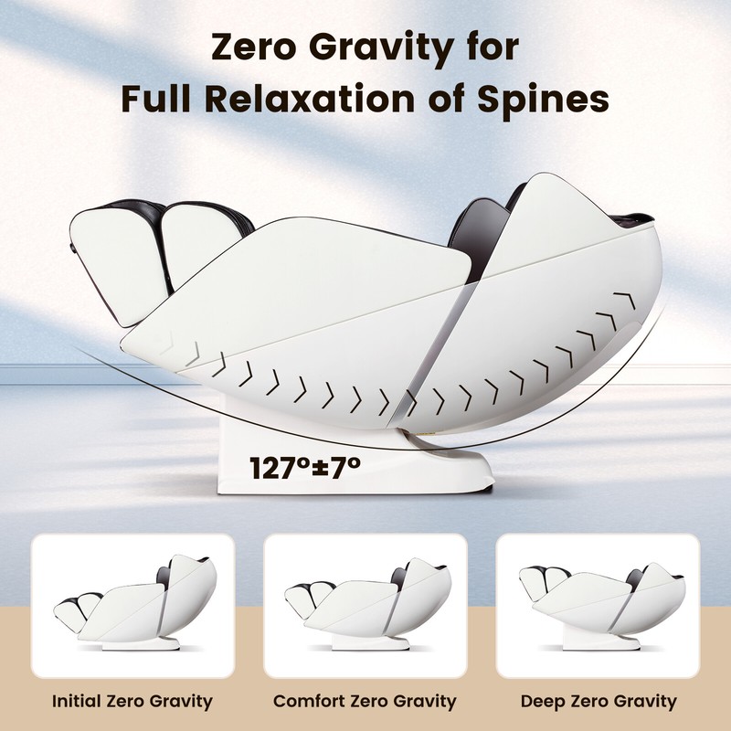 Zero Gravity SL Track Full Body Massage Chair w/ Heat Foot Roller Voice Control gallery