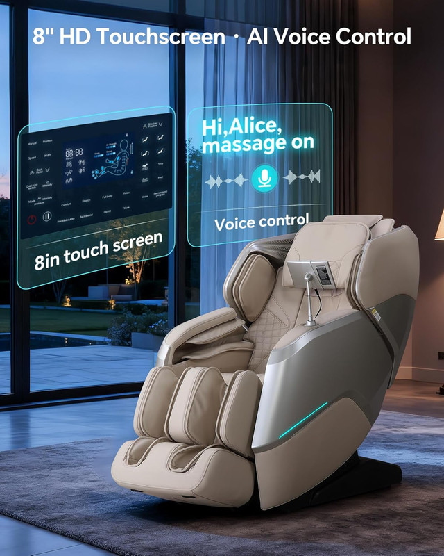 4D+3D Dual Mechanism Massage Chair Full Body Zero Gravity Massage Chair Recliner gallery