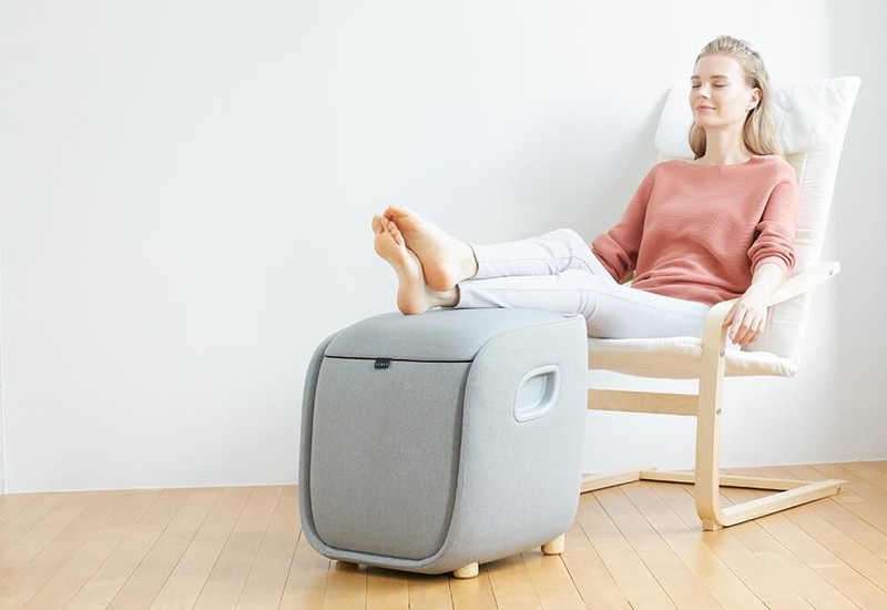 SYNCA Foot Calf Lumbar Ottoman Massager Machine FM250 - Gray gallery