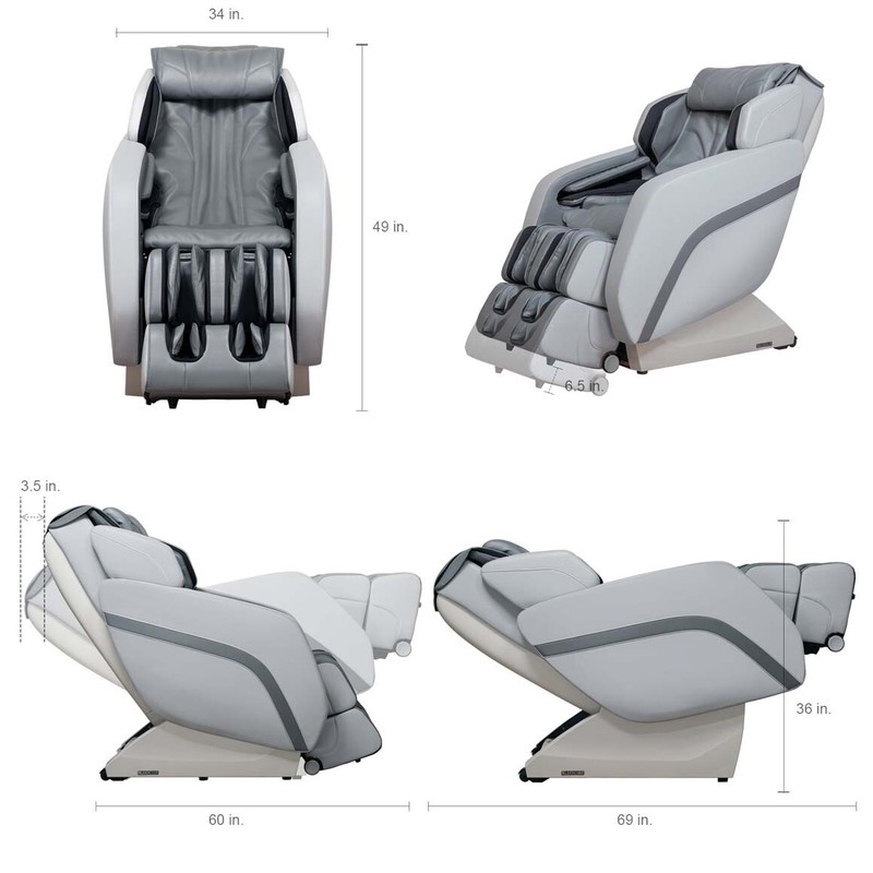 RELAXONCHAIR MK-V Plus Massage Chair (Gray) [New in Box] gallery
