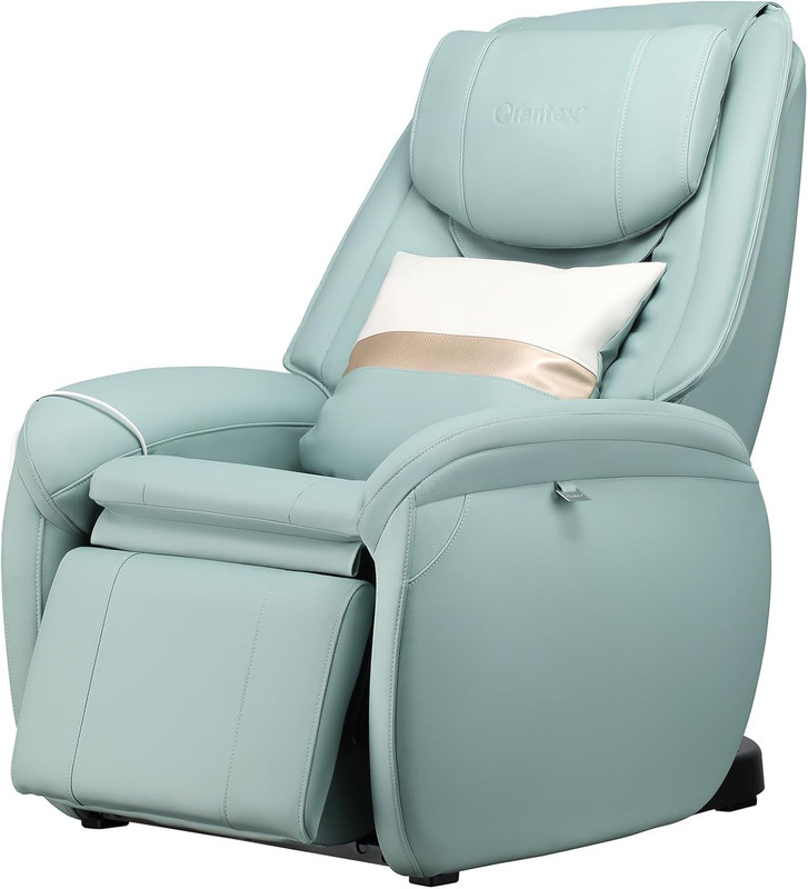 Zero Gravity Full Body Massage Chair with Heat & Airbags - Green